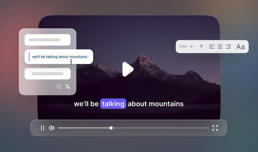 Subtitles & Captions